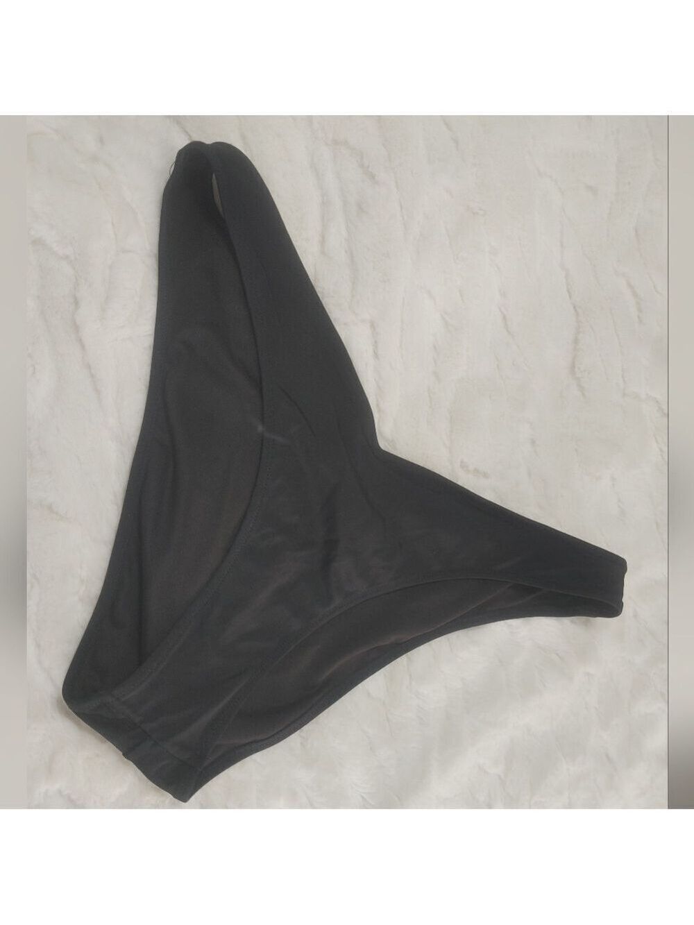 PINK Victoria's Secret Brazillian Cut Black Bikini Bottom XL
